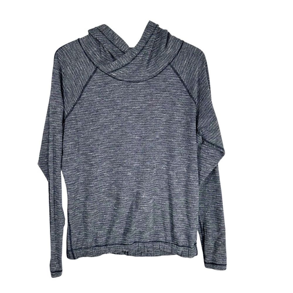 LULULEMON Healthy Heart Pullover II Grey/Black Heathered Stretch Knit